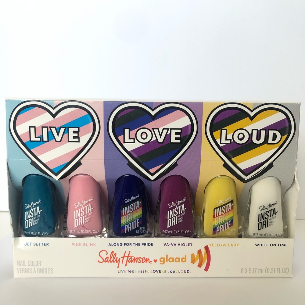 Sally Hansen x Glaad nail polish set